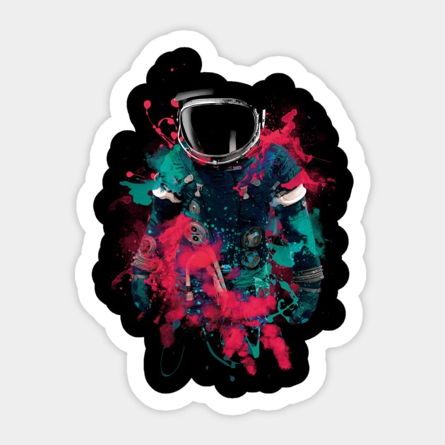 Cosmonaut's Soul Sticker by Sitchko